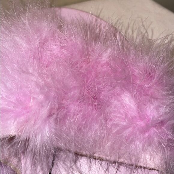 NWT INC open toe pink slippers US5/6 - Picture 4 of 4